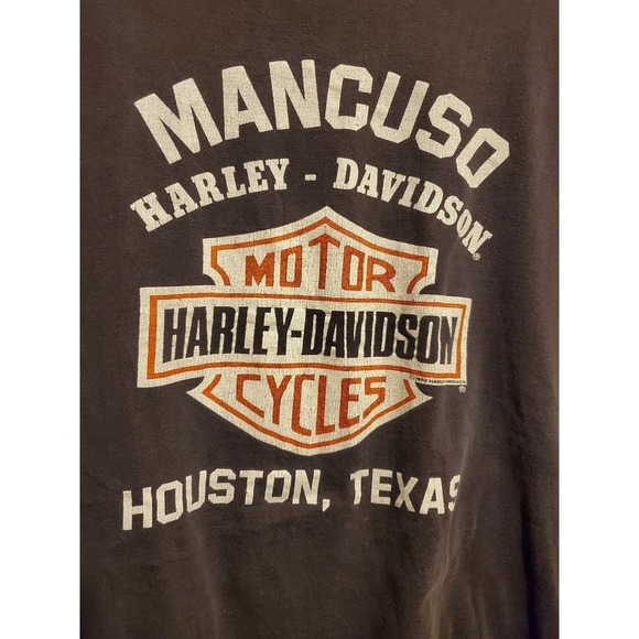 Vintage 80s 1988 Harley Davidson Rumble holoubek Motorcycle graphic T-shirt - Picture 8 of 9